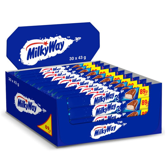 Milky Way Milk Chocolate Bar 43g PMP (Box of 30)