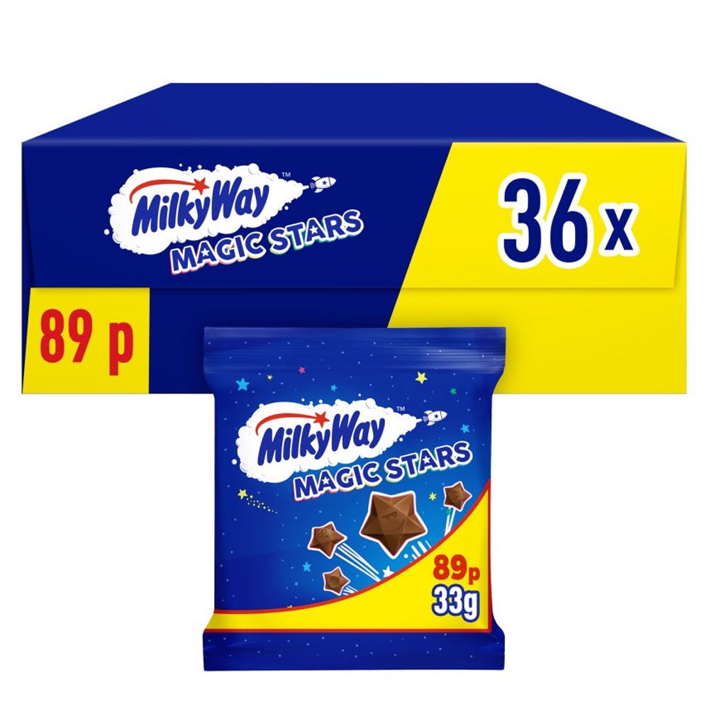 Milky Way Magic Stars 33g PMP Box of 36 | Milk Chocolate Treat Bags ...
