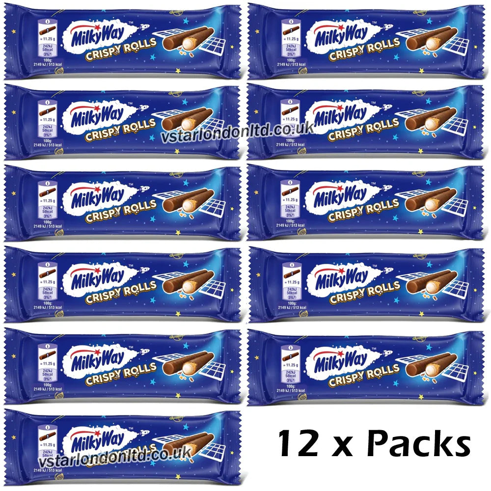 Mixed Crispy Rolls – Milky Way, Twix & Bounty (12 & 24 Bars)