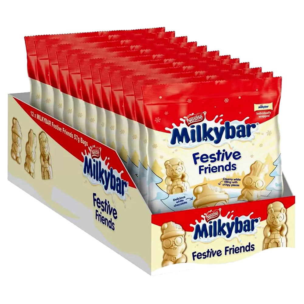Milkybar Festive Friends White Chocolate Bag 12 x 57g