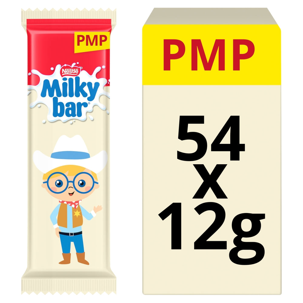 Milkybar Kid White Chocolate 12g PMP 35p – 54 Bars