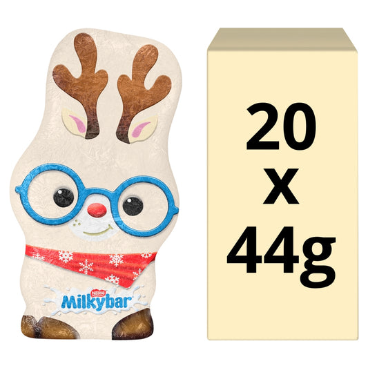 Milkybar Reindeer White Chocolate Christmas Figure 20x44g