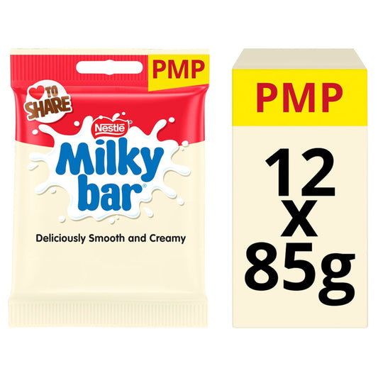 Milkybar Giant Buttons White Chocolate 85g PMP Bags (6 & 12 Bags)
