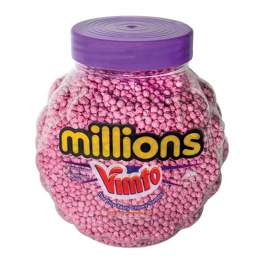 Millions Vimto Flavour Chewy Sweets Jar 2.27kg