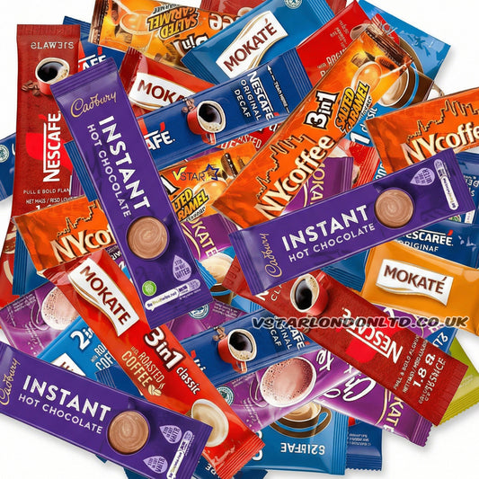 Random Mixed Instant Coffee Sachets (50–200 Pack)