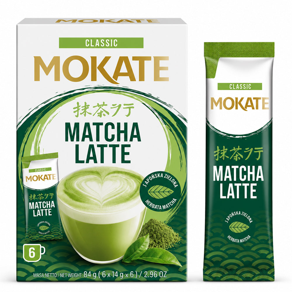 Mokate Matcha Classic Instant Matcha Drink 6 x 14g (Box of 5)