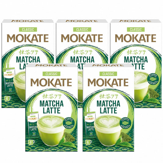 Mokate Matcha Classic Instant Matcha Drink 6 x 14g (Box of 5)