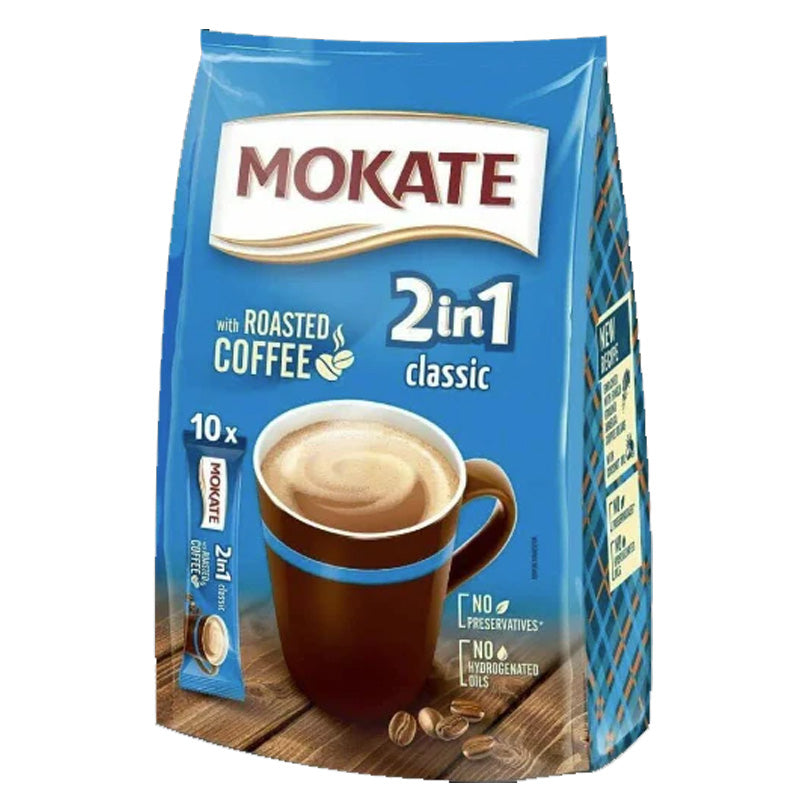 Mokate Instant Coffee Mix 2 In 1 3 In 1 Latte Caramel Frappe Sachets (4 to 10 Packs)