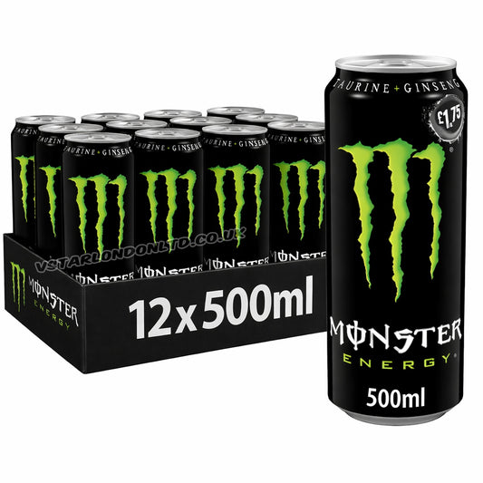 Monster Energy Drink 500ml PMP £1.75 (Case of 12)