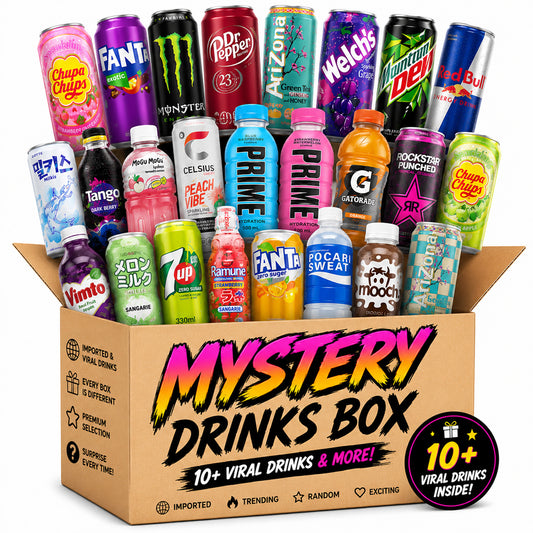 Mystery Drinks Box | 10–30 Viral & Imported Drinks UK