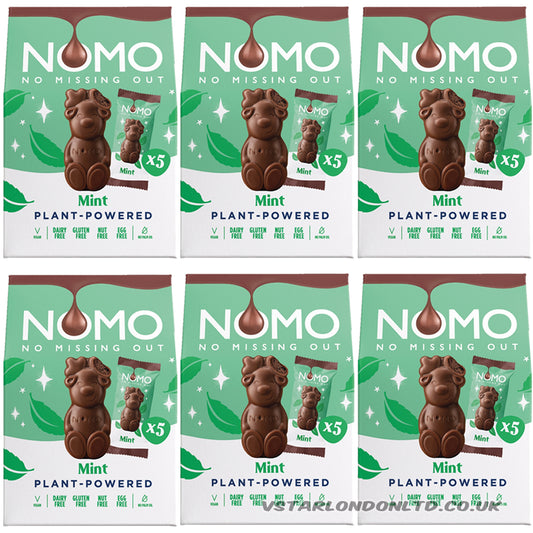 NOMO Mini Mint Reindeers 5 Pack 53g (6 x 53g Box)