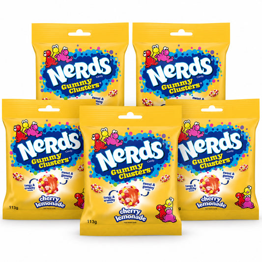 Nerds Gummy Clusters Cherry Lemonade 113g (5 & 10 Bags)