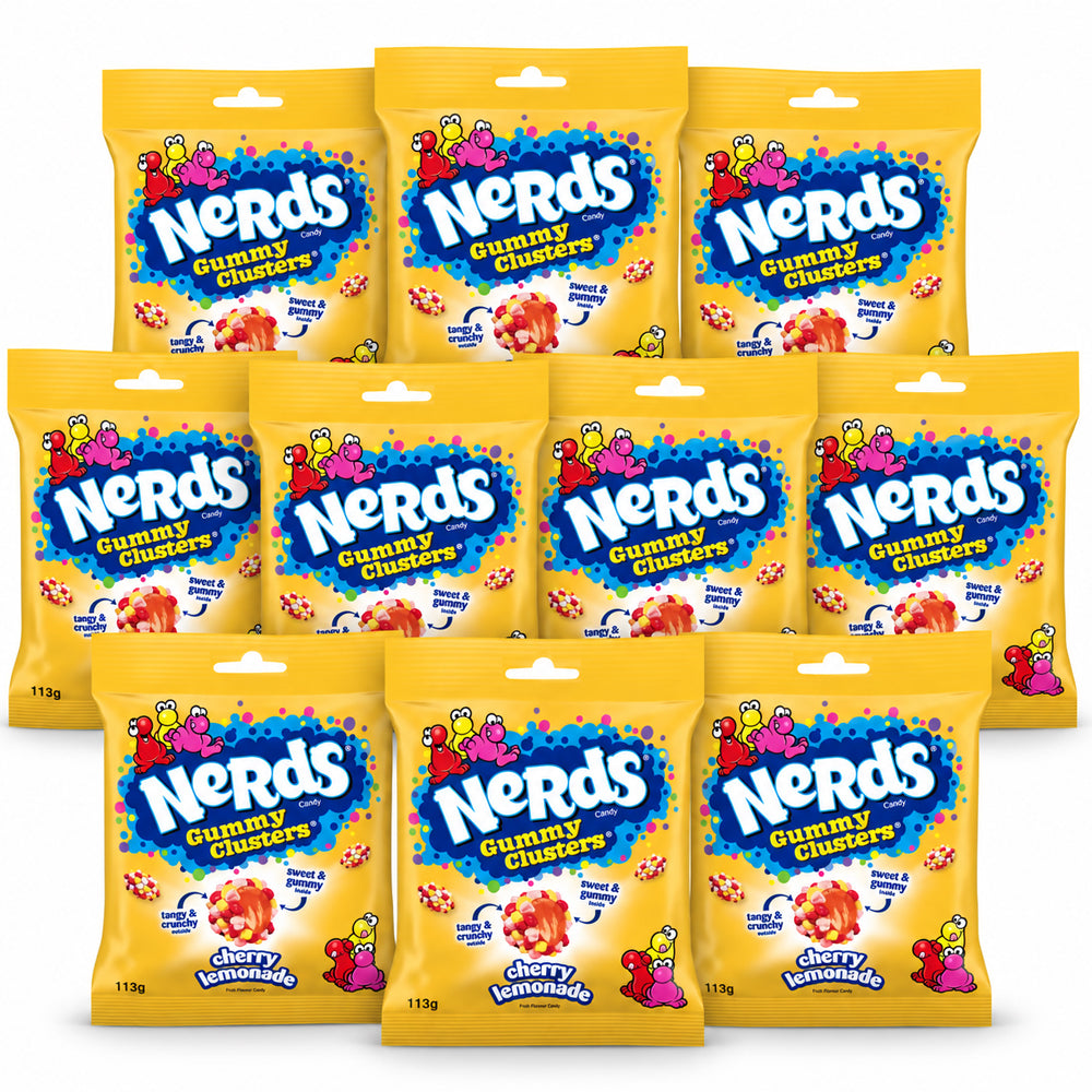 Nerds Gummy Clusters Cherry Lemonade 113g (5 & 10 Bags)
