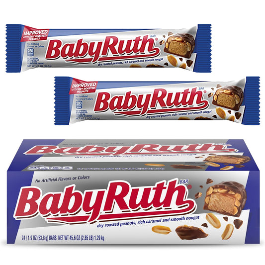 Nestle BabyRuth Chocolate Bars - 24 Count Box