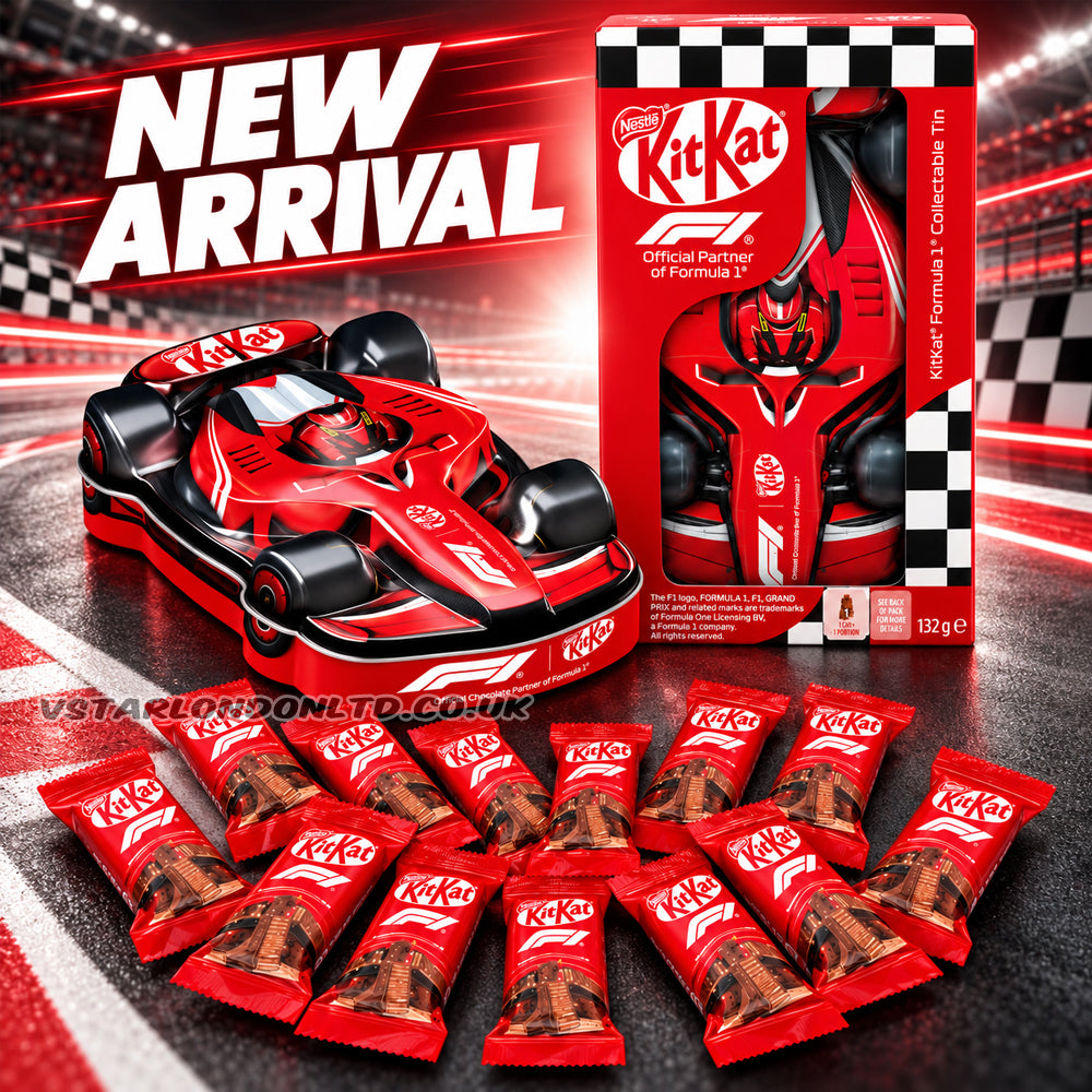 KitKat F1 Milk Chocolate Collectable Tin Car 132g
