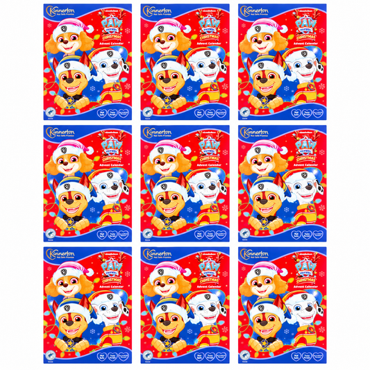 Kinnerton Paw Patrol Christmas Advent Calendar 40g (9 & 18 Boxes)