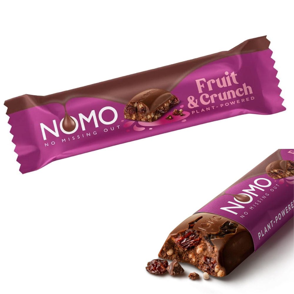 Nomo Fruit & Crunch Chocolate Bar 32g