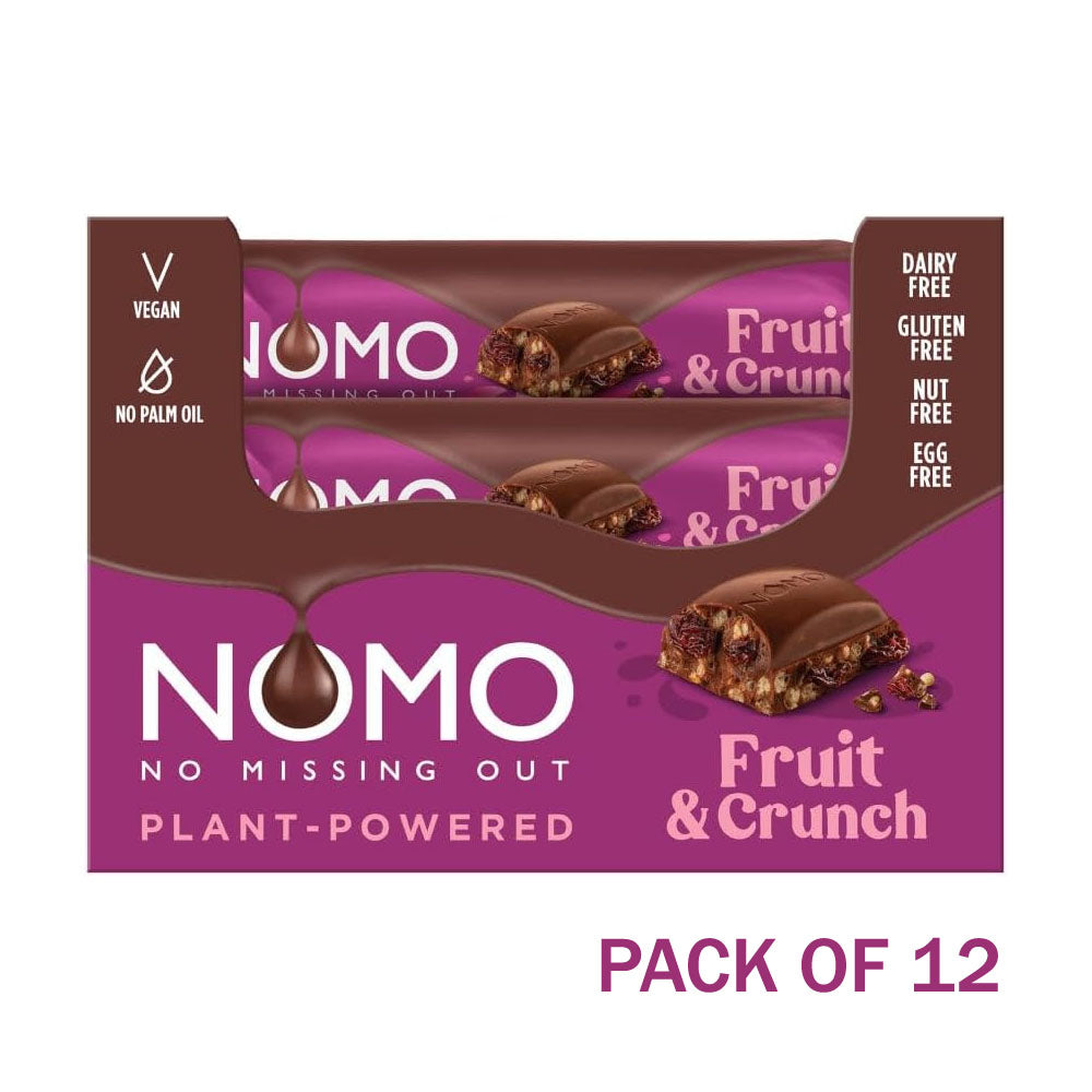 Nomo Fruit & Crunch Chocolate Bar 32g