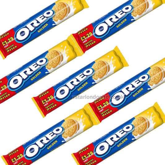 Oreo Golden Sandwich Biscuits 154g PMP