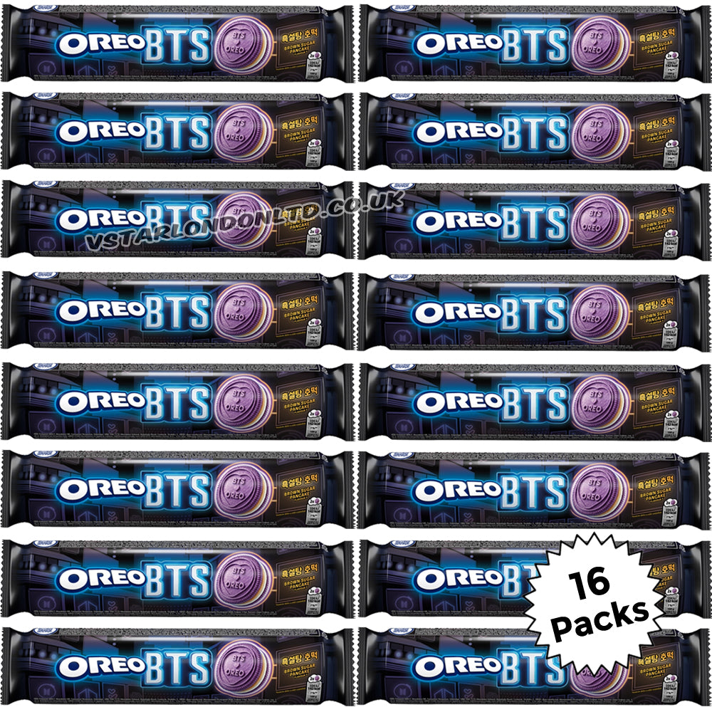 OREO BTS Brown Sugar Pancake Cocoa Sandwich Biscuits 157g (8 & 16 Packs)