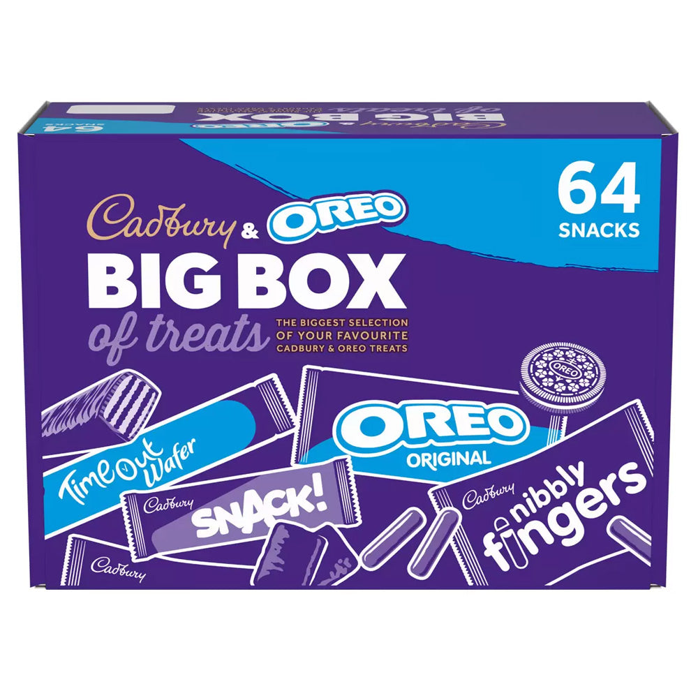 Cadbury & OREO Biscuit 64 Selection Bulk Box of Treats 1.8kg