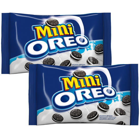 Oreo Minis Chocolate Sandwich Biscuits 2 x 400g Bags