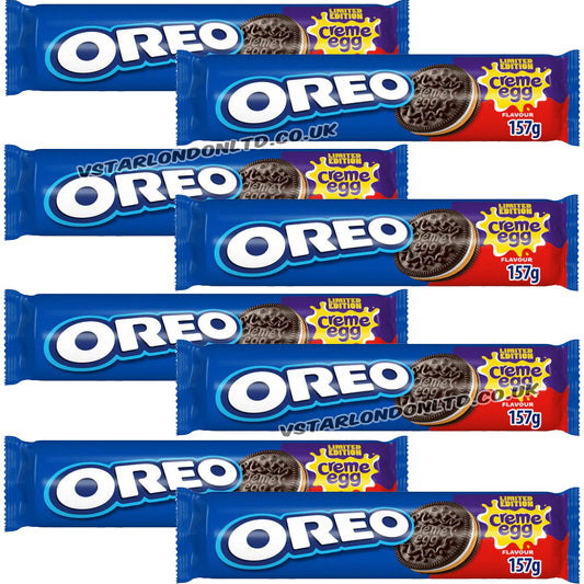 Oreo Creme Egg Flavour Biscuits 157g – Limited Edition (8 & 16 Pack)