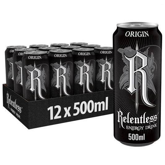 Relentless Origin Energy Drink 12 x 500ml