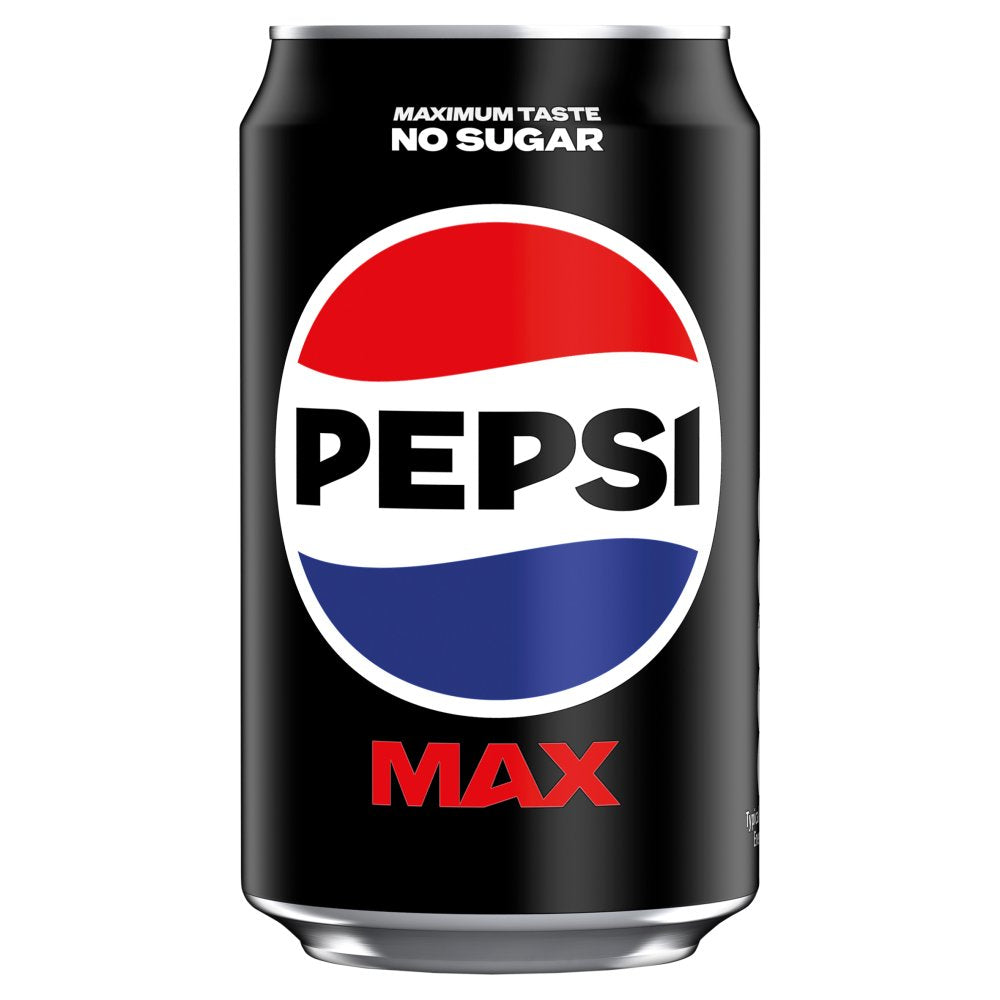 Pepsi Pepsi Max No Sugar Cola Cans 330ml (Case of 24)