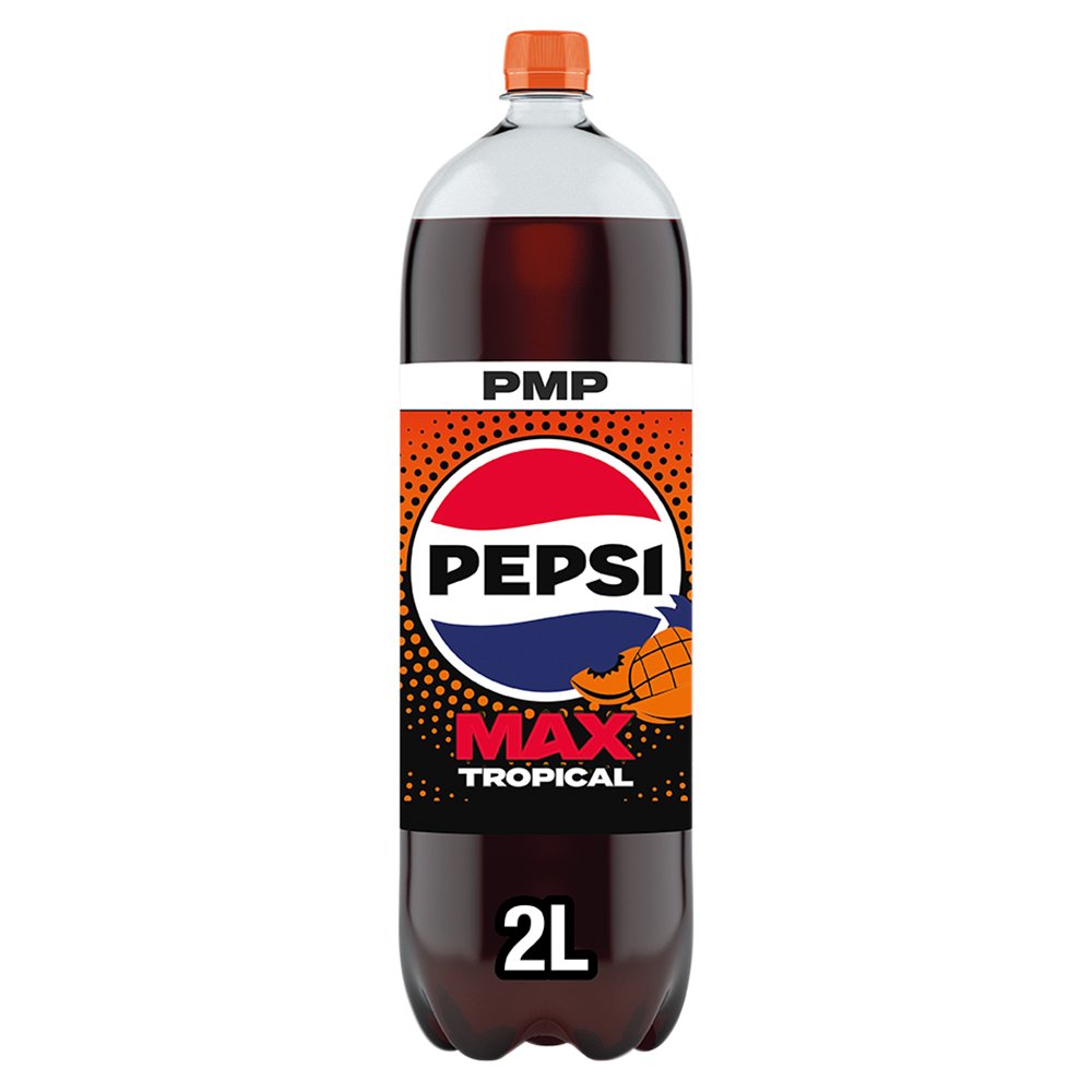 Pepsi Max Tropical 2L Bottle PMP Case Of 6 No Sugar Tropical Cola UK pepsi-max-tropical-2l-bottle-pmp-case-of-6-no-sugar-tropical-cola-uk