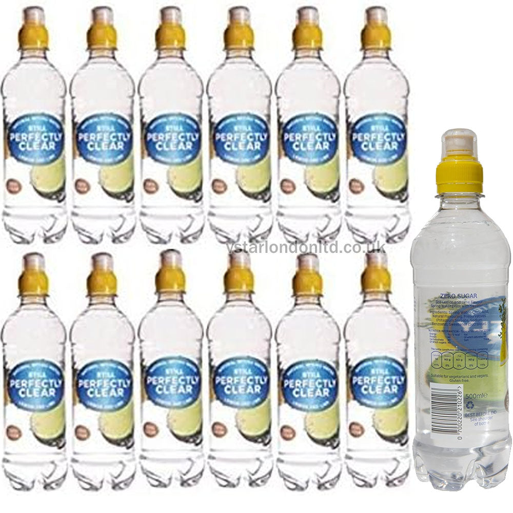 Perfectly Clear Still Flavoured Spring Water 500ml – 12 Bottles (Various Flavours)