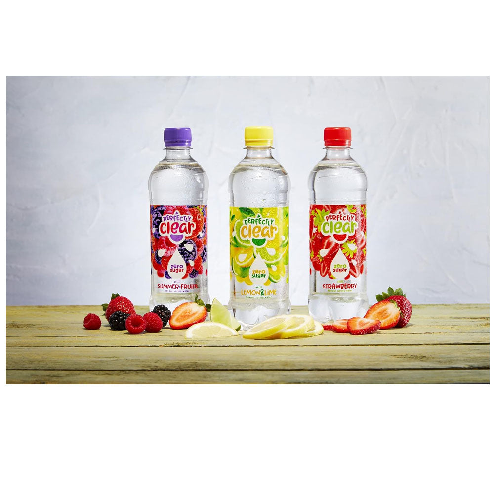 Perfectly Clear Still Flavoured Spring Water 500ml – 12 Bottles (Various Flavours)
