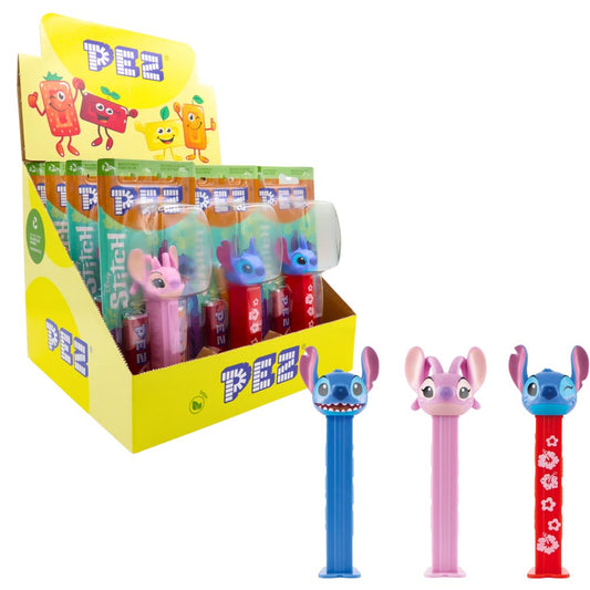 Pez Lilo & Stitch Impulse Packs 12 x 17g with Dispensers
