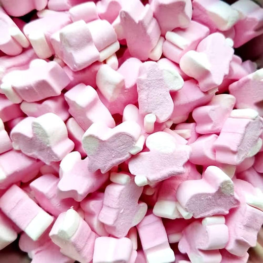 Pink & White Bunny Mallows Marshmallows 1kg Pick n Mix