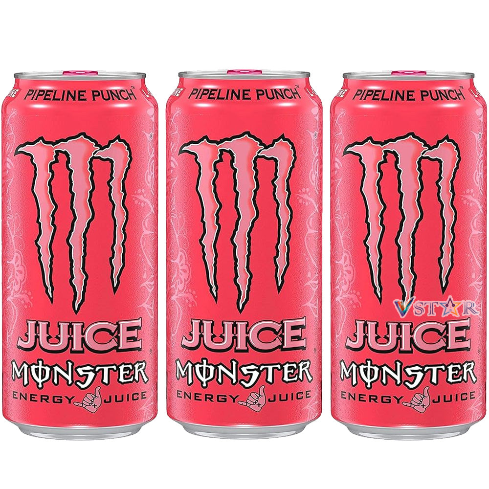 Monster Energy Drink Variety Pack Flavors 3 x 500ml Cans