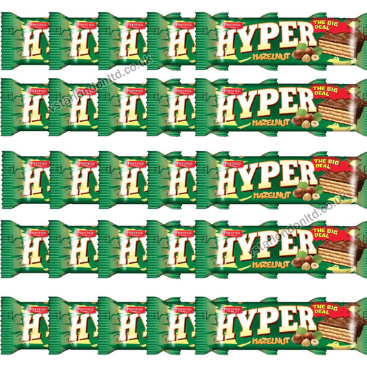 Prestige Hyper Chocolate Bars – 25 x 55g (Original / Hazelnut)