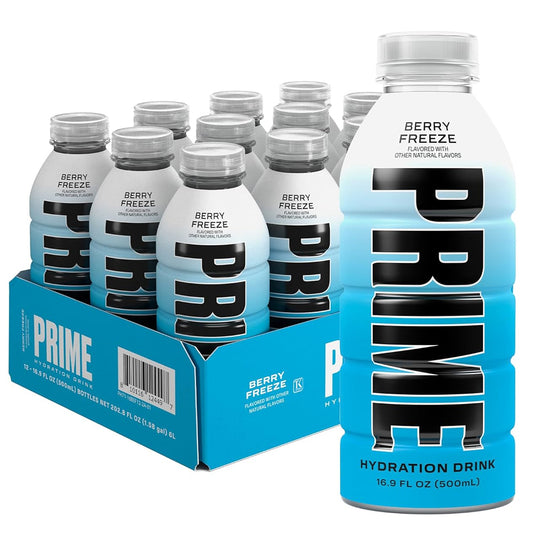 Prime Hydration Berry Freeze Flavour 500ml (6 & 12 Bottles)