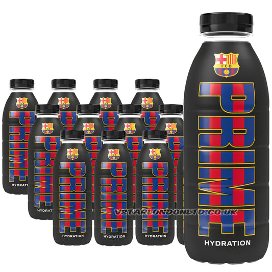 Prime Hydration FC Barcelona Bottle 500ml (6 & 12 Bottles)