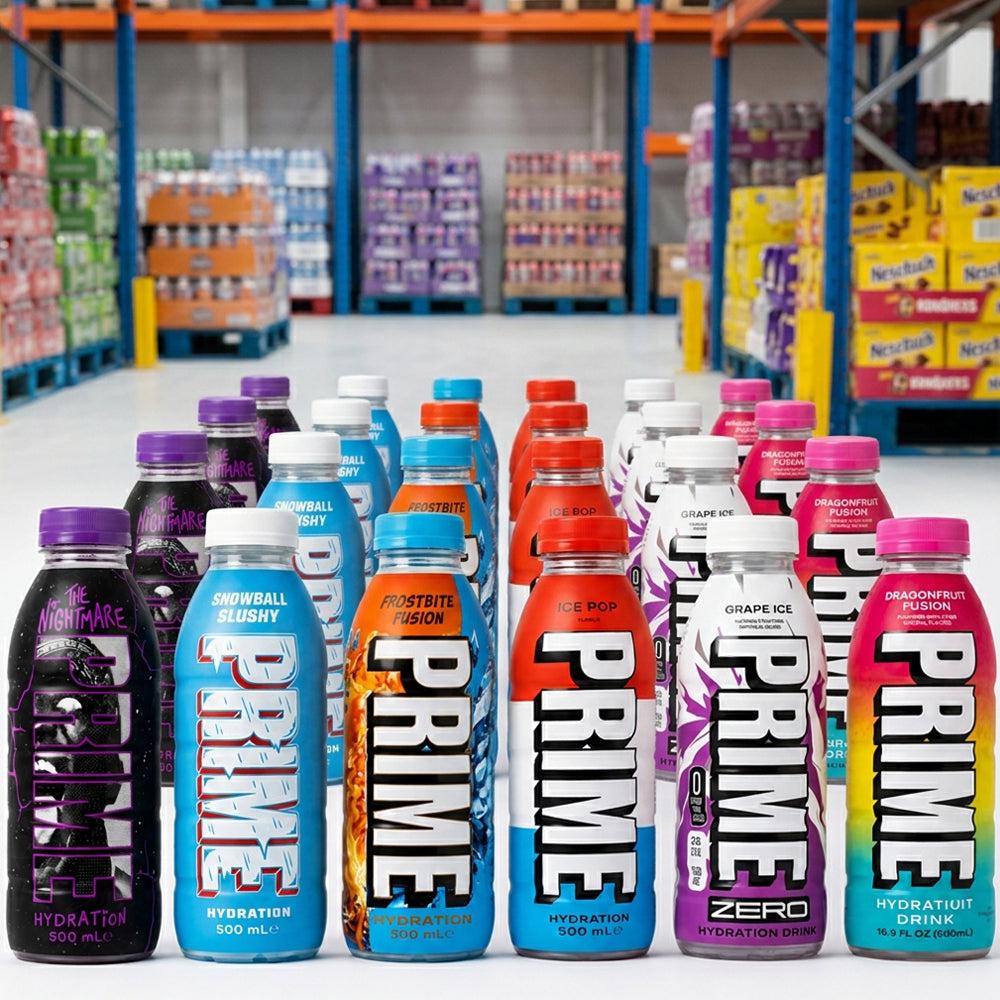 PRIME Hydration Random Mix Variety Pack 500mL – 6 & 12 Bottles