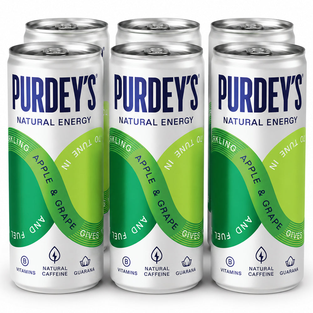 Purdey's Natural Energy Mixed Variety Pack 330ml Cans | 6 & 12 Cans