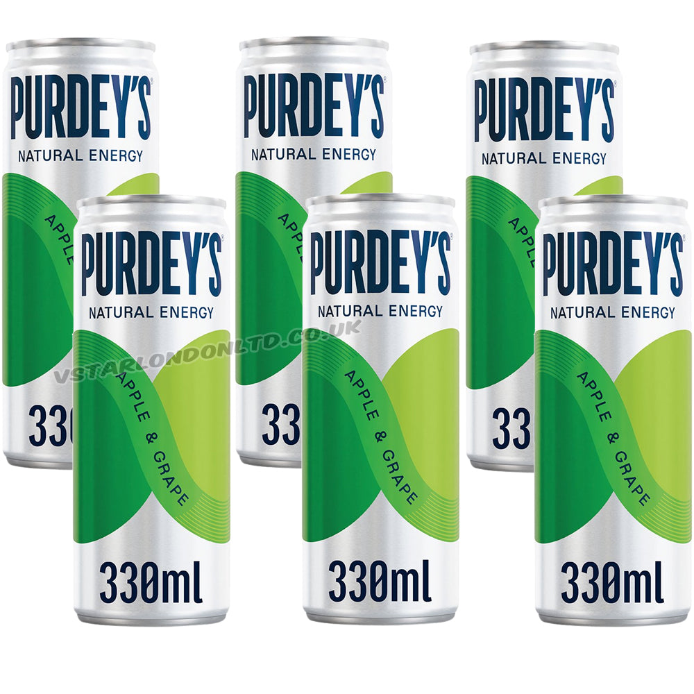 Purdey’s Natural Energy Mixed Pack (6 & 12 Cans)