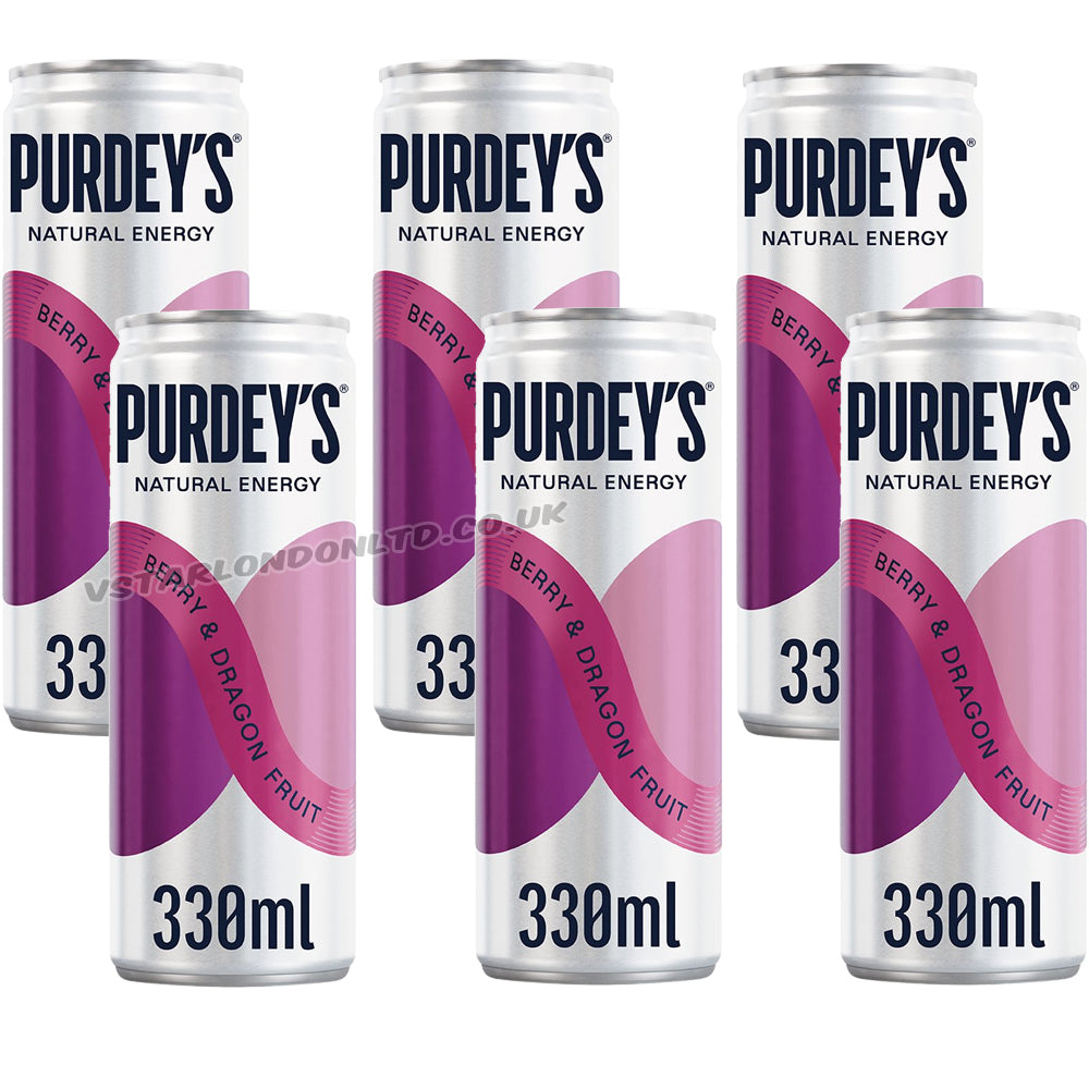 Purdey’s Natural Energy Mixed Pack (6 & 12 Cans)