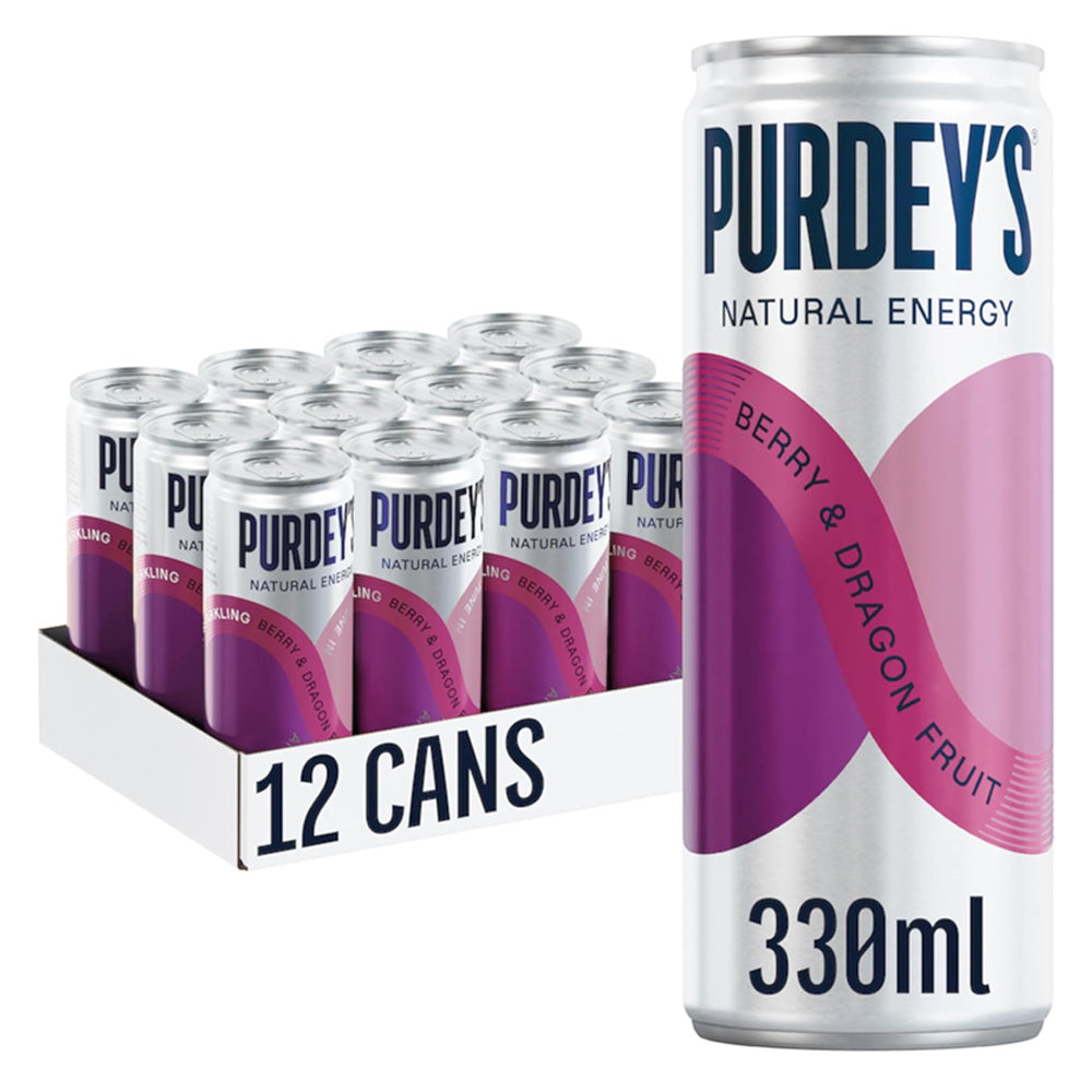 Purdey’s Natural Energy Mixed Pack (6 & 12 Cans)