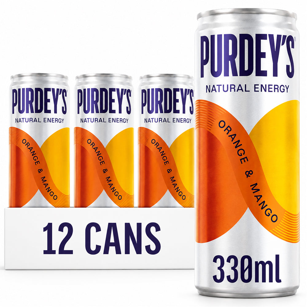 Purdey's Natural Energy Mixed Variety Pack 330ml Cans | 6 & 12 Cans