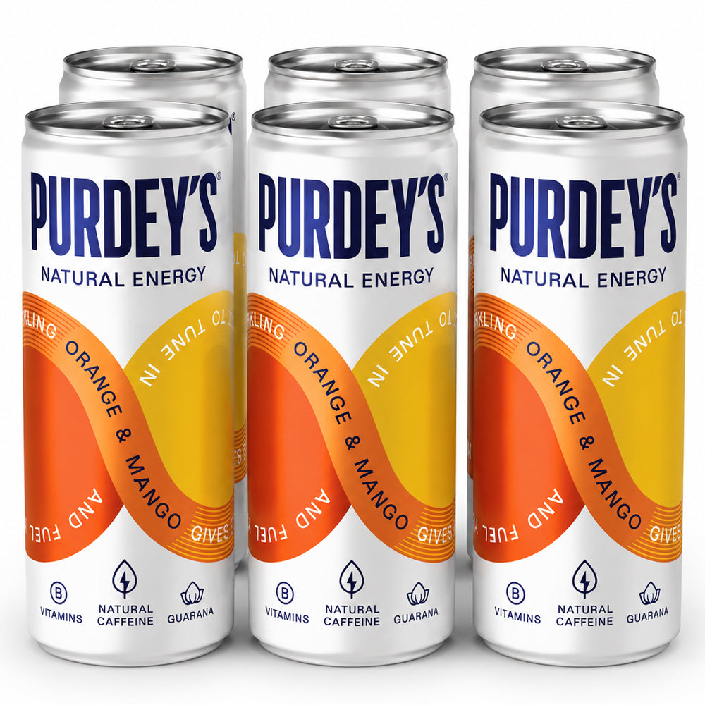 Purdey's Natural Energy Mixed Variety Pack 330ml Cans | 6 & 12 Cans