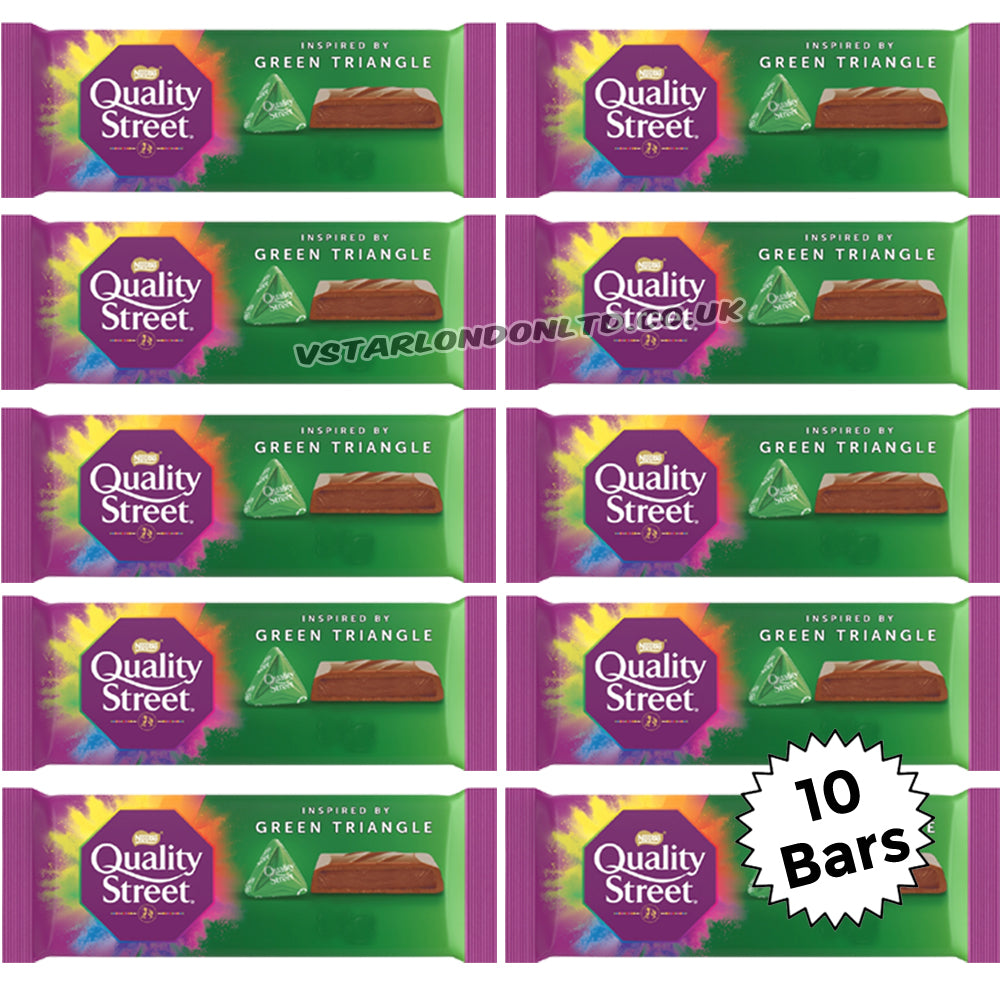 Quality Street Green Triangle Chocolate Sharing Bar 18 x 84g