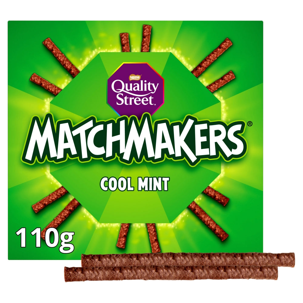 Quality Street Matchmakers Cool Mint Chocolate 110g (5 & 10 Boxes)
