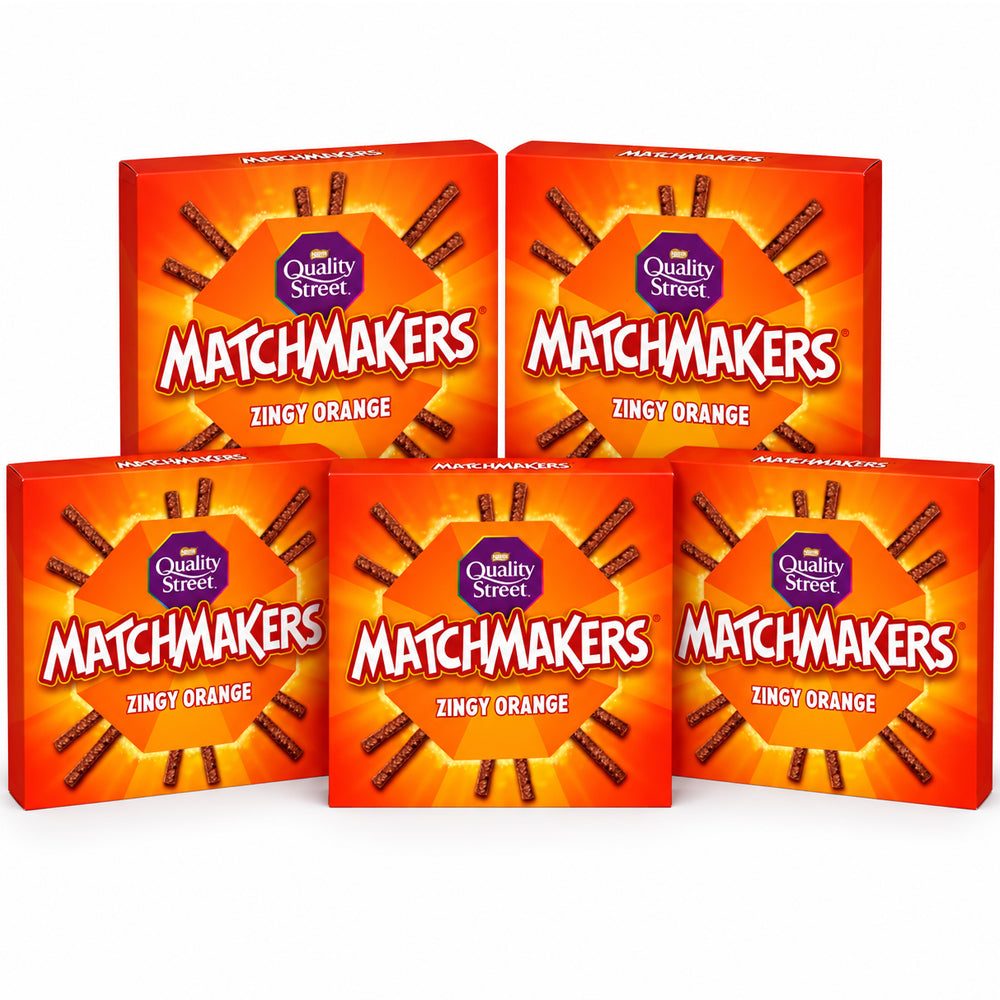 Quality Street Matchmakers Zingy Orange Chocolate 110g (5 & 10 Boxes)