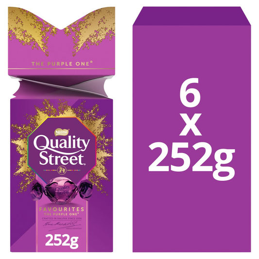 Quality Street The Purple One Chocolate Carton 252g (3 & 6 Cartons)
