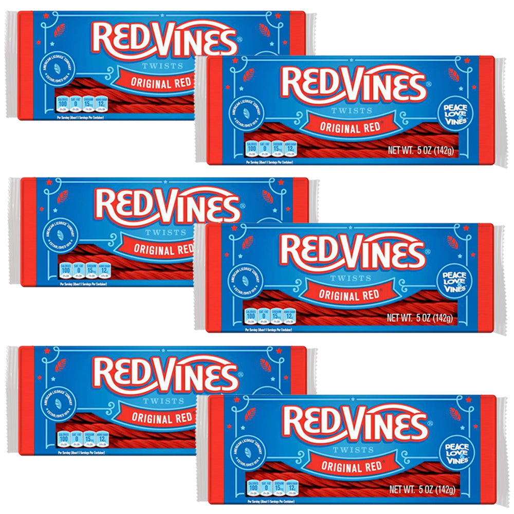 Red Vines Original Red Twists 6 x 142g